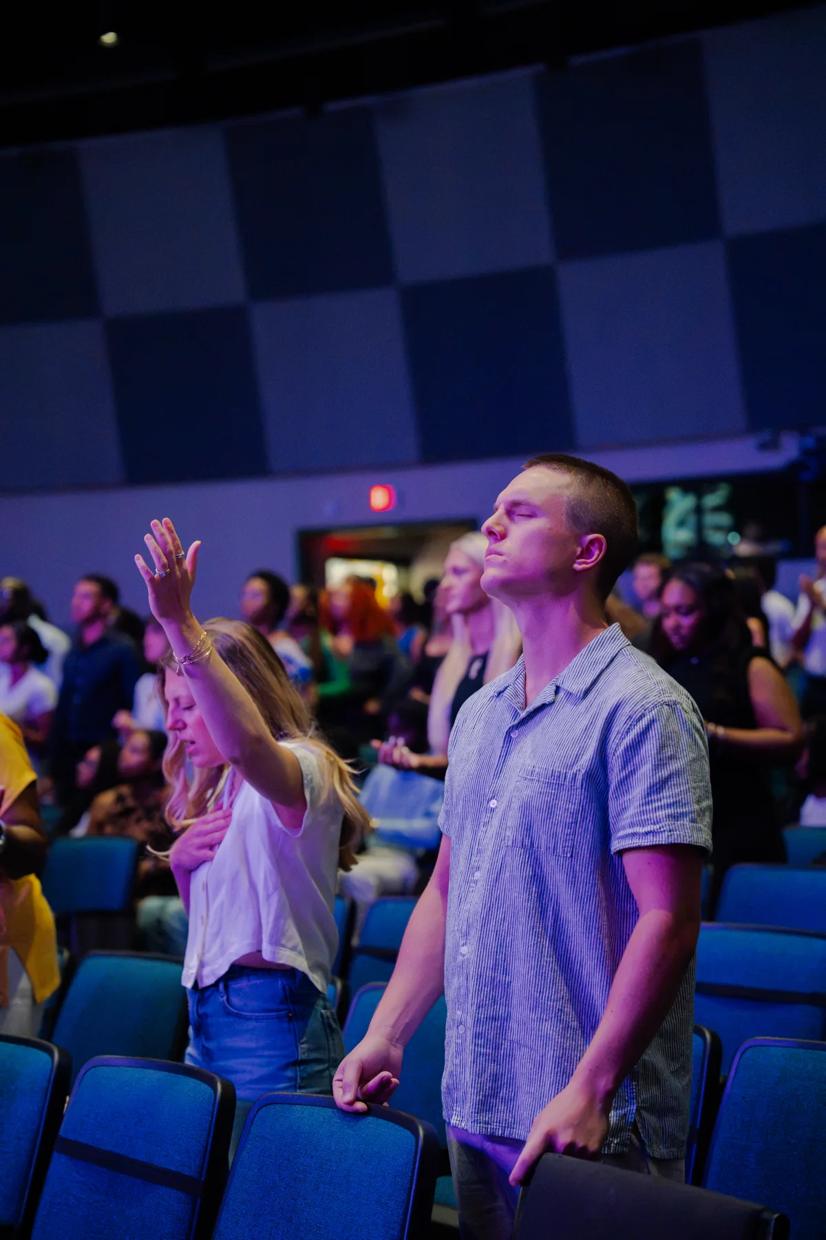 The LIIV community worshipping together